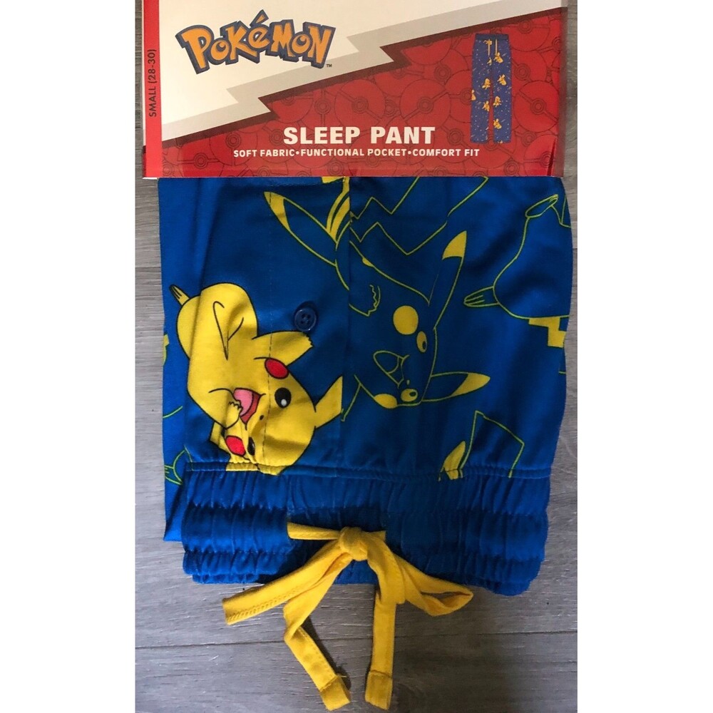 Men's Pokemon Sleep Pant Size Small NWT B4